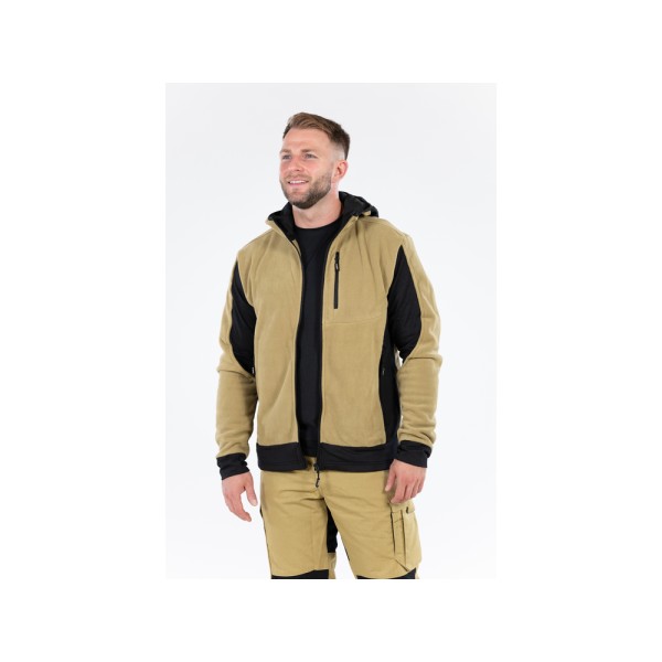 POLAR Z KAPTUREM SARNA KHAKI ROZM. M YT-79195