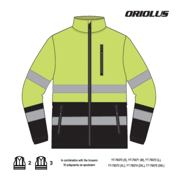 POLAR OSTRZEGAWCZY ORIOLUS ROZM. 2XL YT-79392