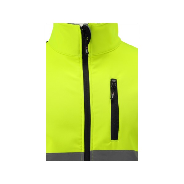 KURTKA SOFTSHELL OSTRZEGAWCZA ORIOLUS ROZM. 2XL YT-79398