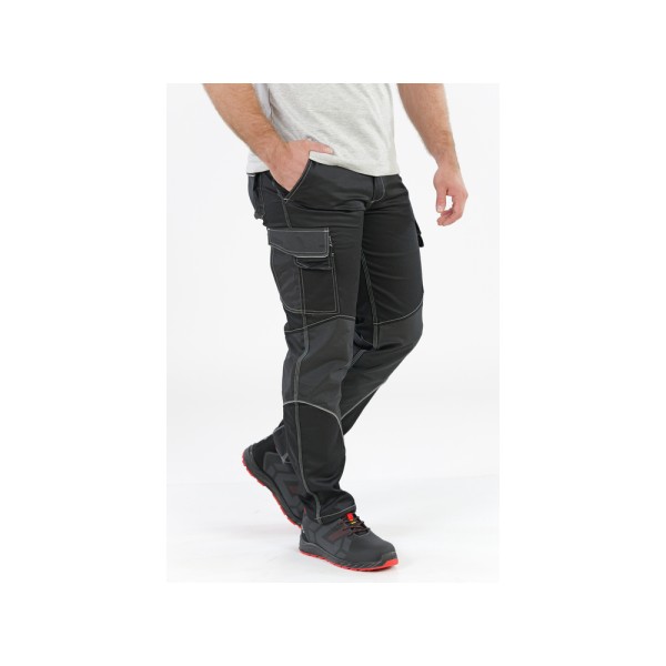 SPODNIE ROBOCZE STRETCH ONYX ROZM. 2XL YT-79444