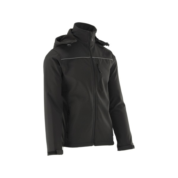 KURTKA SOFTSHELL Z KAPTUREM OBSIDIAN ROZM. 2XL YT-79554