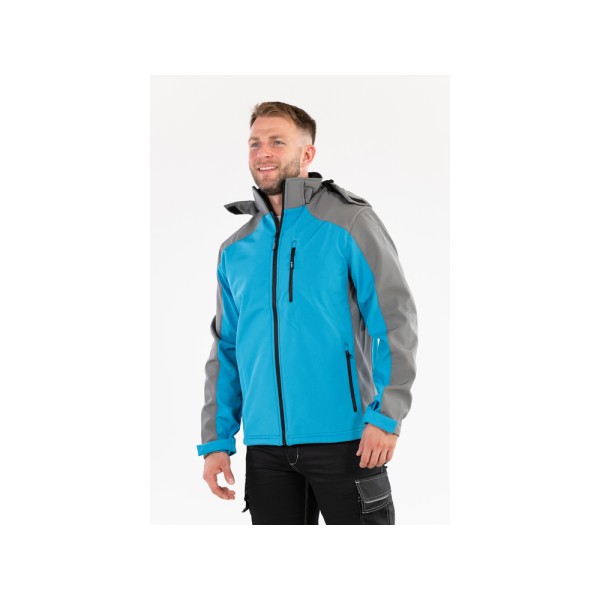 KURTKA SOFTSHELL Z KAPTUREM STRATUS ROZM. S YT-79560