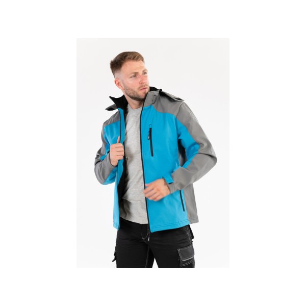 KURTKA SOFTSHELL Z KAPTUREM STRATUS ROZM. M YT-79561