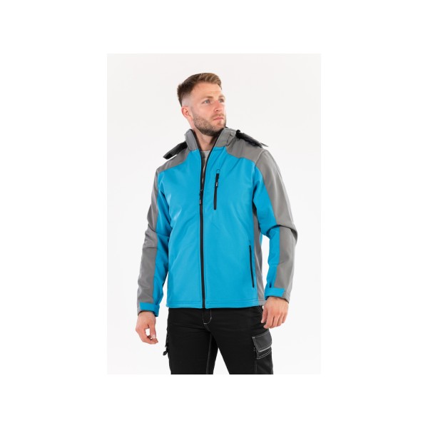 KURTKA SOFTSHELL Z KAPTUREM STRATUS ROZM. 3XL YT-79565