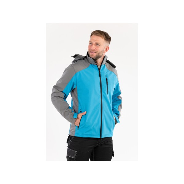 KURTKA SOFTSHELL Z KAPTUREM STRATUS ROZM. 3XL YT-79565
