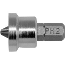 KOŃCÓWKI WKRĘTAKOWE Z OGRANICZNIKIEM 1/4X25 MM, PH2, 20 SZT YT-7980