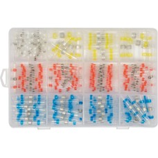 ZESTAW 220 SZTUK PRZEZROCZYSTYCH WODOODPORNYCH KOSZULEK TERMOKURCZLIWYCH Z CYNĄ 0,25-6MM2 YT-81460