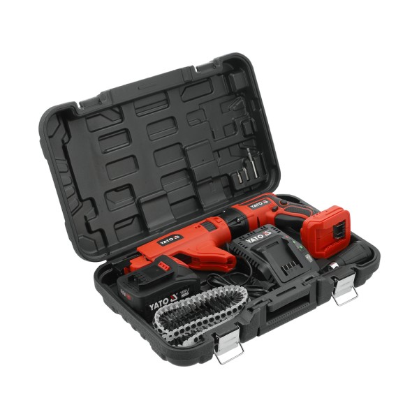 WKRĘTARKA TAŚMOWA 18V - AKUMULATOR 4AH YT-82075