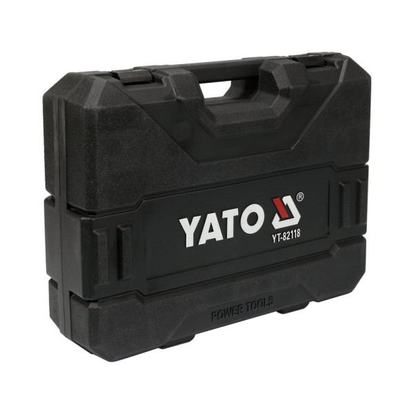 MŁOT UDAROWO-OBROTOWY SDS+ 1100W, 3 FUNKCJE (KUCIE, WIERCENIE Z UDAREM I BEZ UDARU), W KOMPLECIE WIERTŁA I DŁUTA YT-82118
