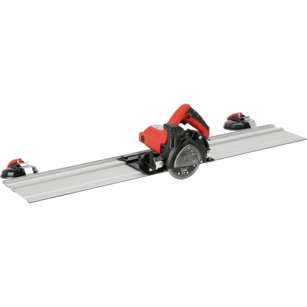 PRZECINARKA Z PROWADNICĄ 125MM 1400W DO GRESU, Z FUNKCJĄ FAZOWANIA PŁYTEK ORAZ PRZYŁĄCZEM DO ODKURZACZA YT-821591