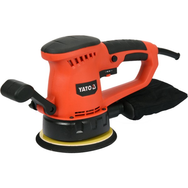 SZLIFIERKA MIMOŚRODOWA 450W 150MM DO USUWANIA RDZY, SZPACHLÓWKI I FARBY Z METALU,  DREWNA 4000-13000 OBR/MIN YT-82207