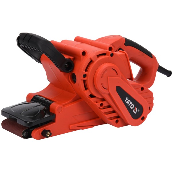 SZLIFIERKA TAŚMOWA 1010W 75MM X 533MM Z UCHYLNĄ OSŁONĄ I REGULACJĄ PRĘDKOŚCI TAŚMY YT-82240