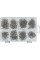 ZSZYWKI DO ZGRZEWARKI DO PLASTIKU 800 SZT 0,6-0,8MM YT-824490