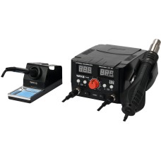 2 W 1 STACJA LUTOWNICZA MOC 75W TYP GROTU 900M HOT AIR MOC 750W PODWÓJNY WYŚWIETLACZ LED YT-82458