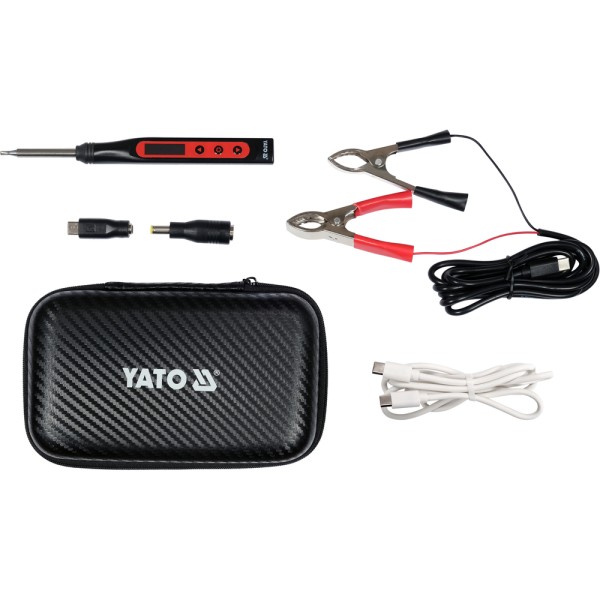 PRZENOŚNA LUTOWNICA CYFROWA 65W GROT T12 YT-82490