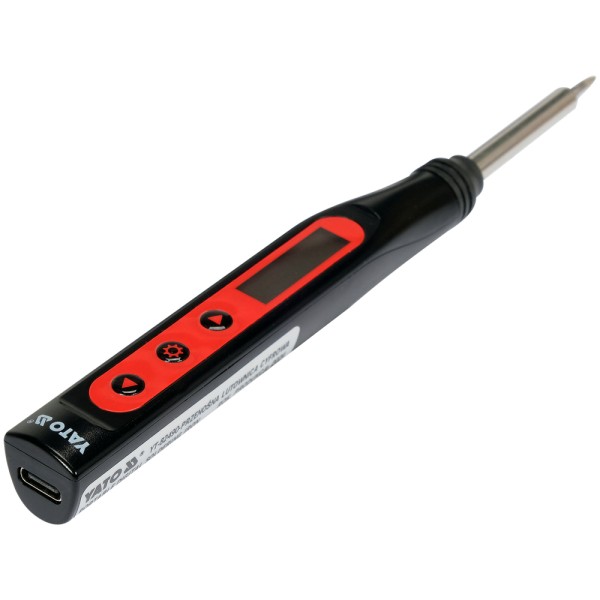 PRZENOŚNA LUTOWNICA CYFROWA 65W GROT T12 YT-82490