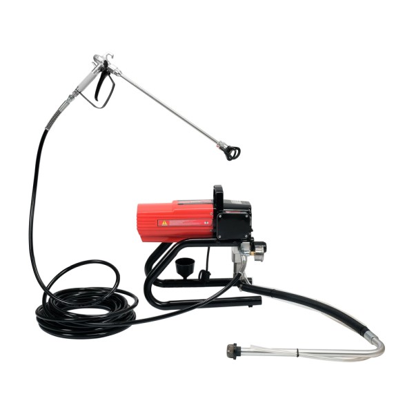 AGREGAT MALARSKI HYDRODYNAMICZNY 480W PRZEPŁYW 2,1L/MIN W ZESTAWIE Z PRZEDŁUŻKĄ 300MM YT-82562