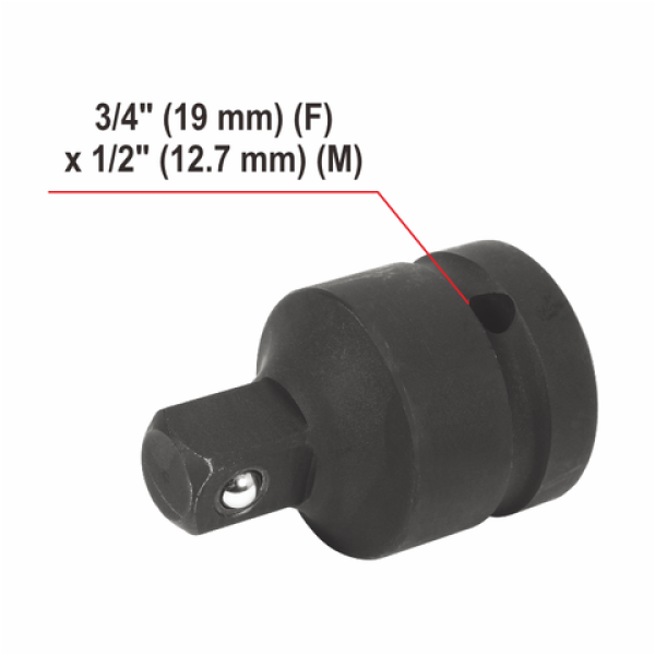 KLUCZ UDAROWY BEZSZCZOTKOWY 18V, 3/4'', 2400NM - BEZ AKUMULATORA YT-828074