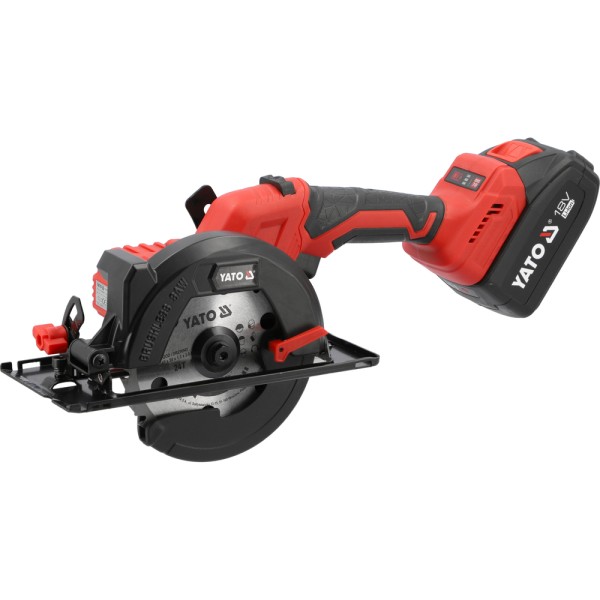 PILARKA TARCZOWA 18V 140 MM, 6150 MIN⁻¹ - DWA AKUMULATORY 4 AH YT-8281185