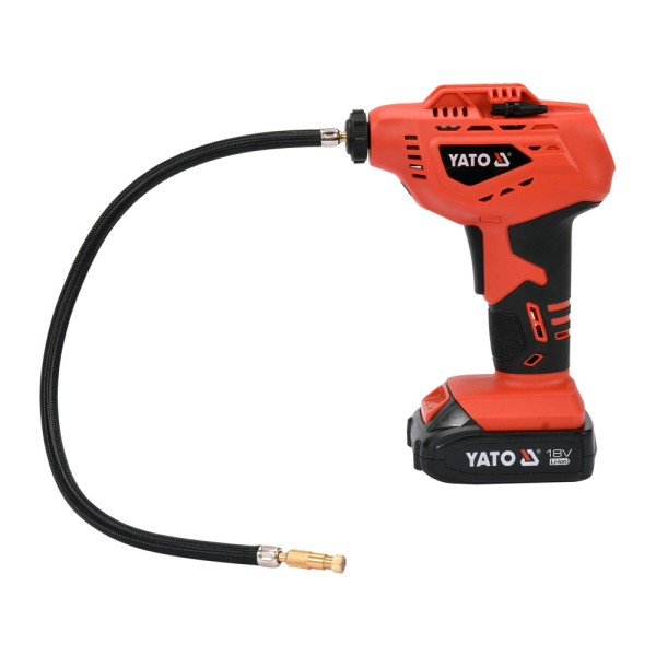 PISTOLET DO POMPOWANIA 18V, 14 L/MIN - AKUMULATOR 2 AH YT-82894