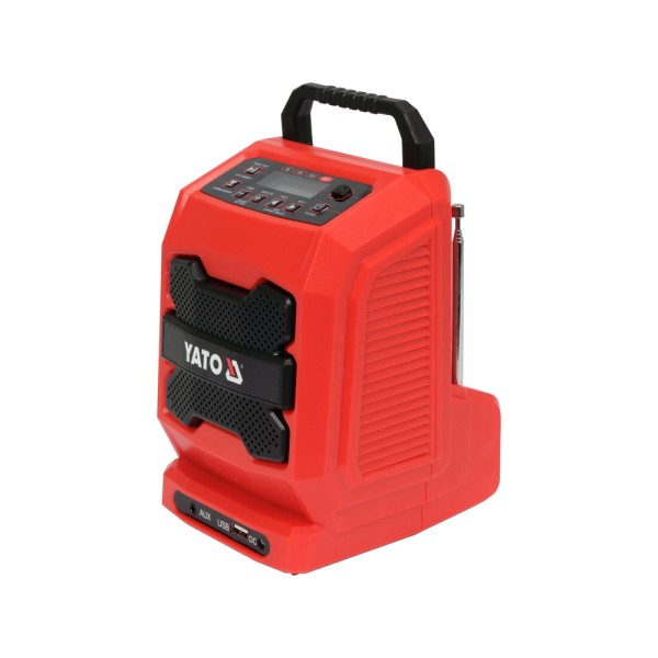 RADIO BUDOWLANE 18V AKUMULATOROWO-SIECIOWE - BEZ AKUMULATORA YT-82940