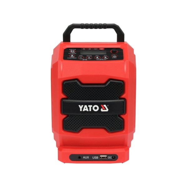 RADIO BUDOWLANE 18V AKUMULATOROWO-SIECIOWE - BEZ AKUMULATORA YT-82940