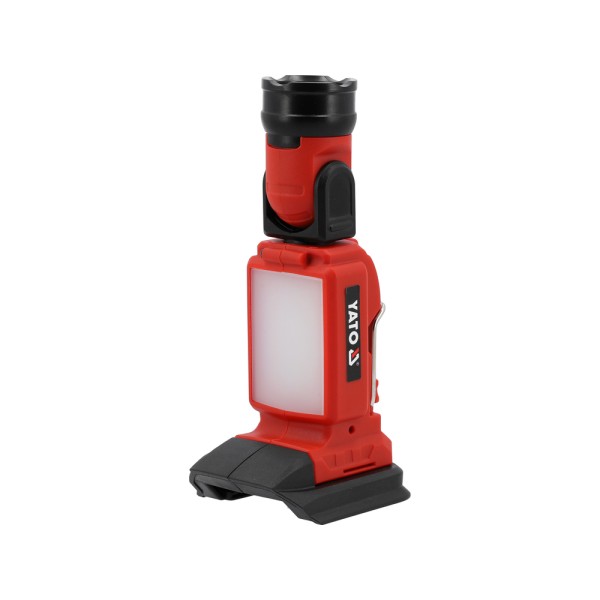 LATARKA 2W1 18V 250LM, RUCHOMA GŁOWICA - BEZ AKUMULATORA YT-829691