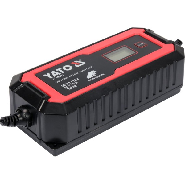 PROSTOWNIK ELEKTRONICZNY Z WYŚWIETLACZEM LCD. ZAKRES  6V/2A, 12V/8A YT-83001