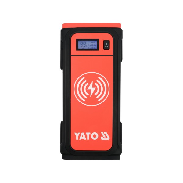 URZĄDZENIE ROZRUCHOWE/POWER BANK 16000MAH Z WYŚWIETLACZEM LCD I ŁADOWANIEM INDUKCYJNYM YT-83085
