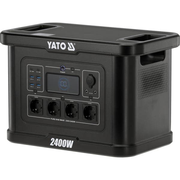 PRZENOŚNA STACJA ZASILANIA 2400W, 2232WH LIFEPO4, EPS YT-83095