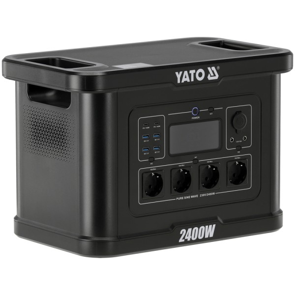 PRZENOŚNA STACJA ZASILANIA 2400W, 2232WH LIFEPO4, EPS YT-83095