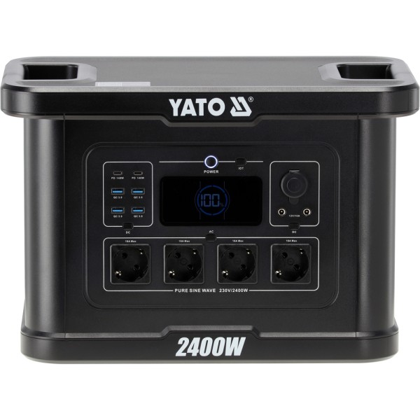 PRZENOŚNA STACJA ZASILANIA 2400W, 2232WH LIFEPO4, EPS YT-83095