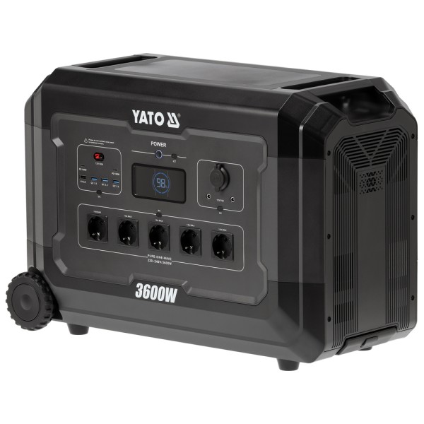PRZENOŚNA STACJA ZASILANIA 3600W, 3072WH LIFEPO4, EPS YT-83096