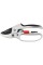 SEKATOR KOWADEŁKOWY ALUMINIOWY  Z GRZECHOTKĄ 200MM ORAZ BLOKADĄ OTWARCIA YT-88123