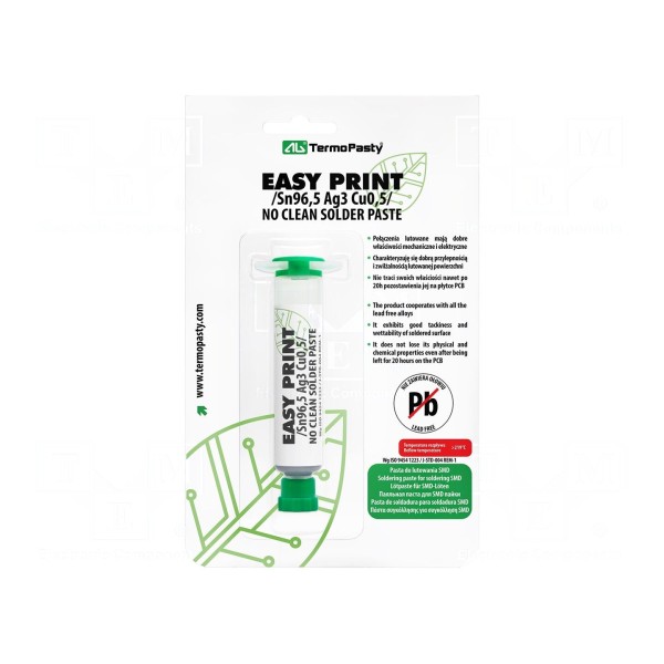 Pasta lutownicza AG TERMOPASTY ART.AGT-030 EASY PRINT