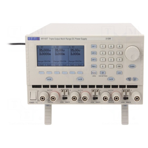 Zasilacz laboratoryjny: programowalny AIM-TTI MX100T