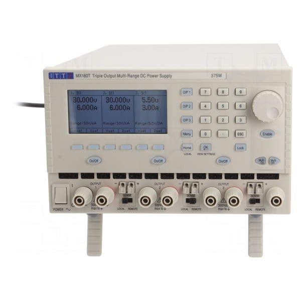 Zasilacz laboratoryjny: programowalny AIM-TTI MX180T