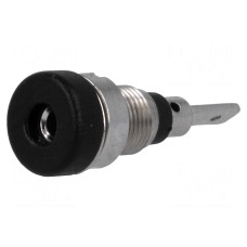Złącze laboratoryjne: bananowe 2mm AXIOMET BS-102L-B