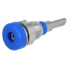 Złącze laboratoryjne: bananowe 2mm AXIOMET BS-102L-BL
