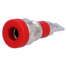 Złącze laboratoryjne: bananowe 4mm AXIOMET BS-244L-R