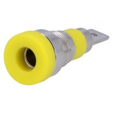 Złącze laboratoryjne: bananowe 4mm AXIOMET BS-244L-Y