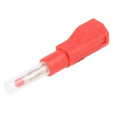 Złącze laboratoryjne: bananowe 4mm AXIOMET BSP-104-R