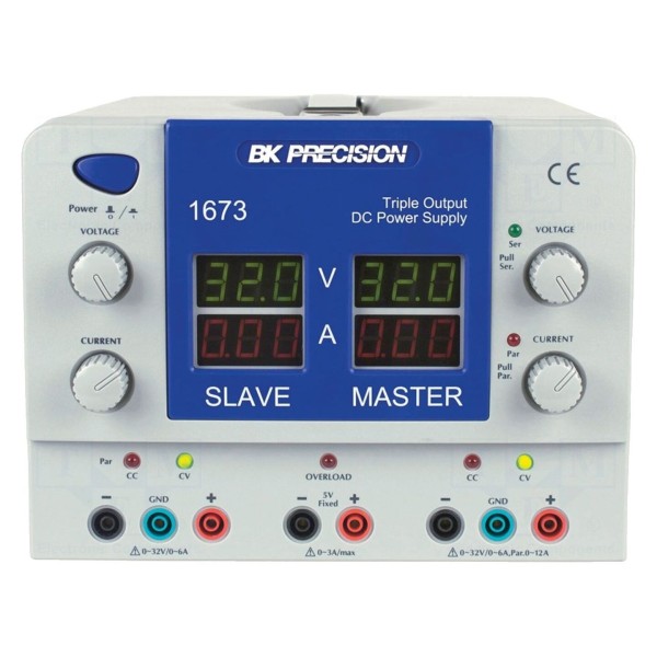 Zasilacz laboratoryjny: standardowy B&K PRECISION BK1673