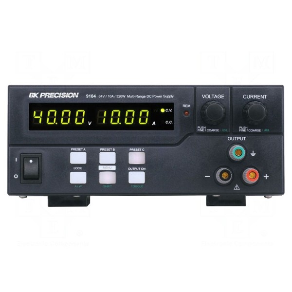 Zasilacz laboratoryjny: standardowy B&K PRECISION BK9104