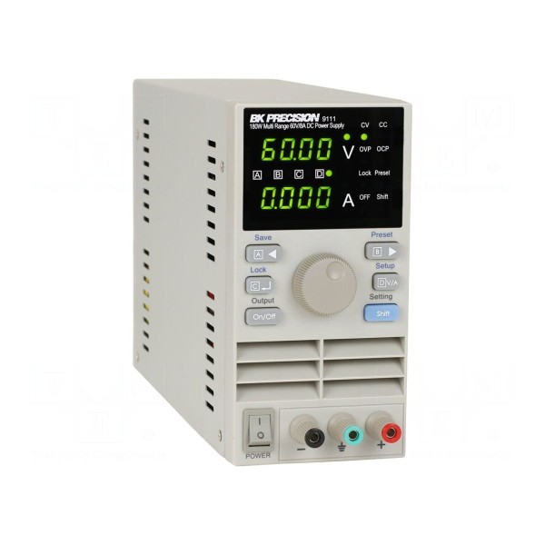 Zasilacz laboratoryjny: standardowy B&K PRECISION BK9111