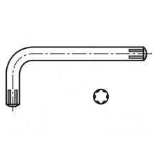 Klucz: Torx® BOSSARD 2094657