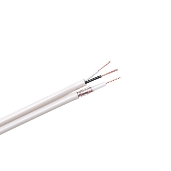 Kabel koncentryczny R-TV RG-59 +2x0.5  100m