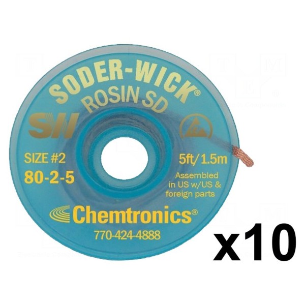 Taśma: rozlutowująca CHEMTRONICS SW18025