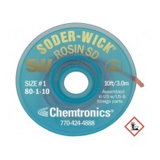 Taśma: rozlutowująca CHEMTRONICS SW80-1-10