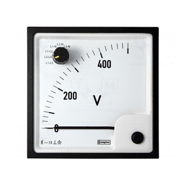 Woltomierz CROMPTON / TE CONNECTIVITY 039-90617-0120-120V-VTCONNECTED11/0,1KV
